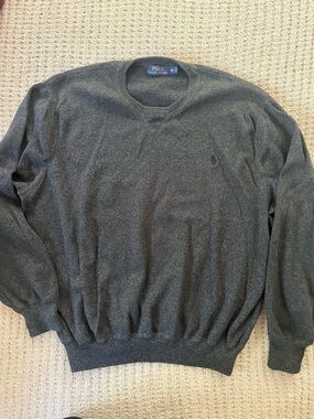 Ralph Lauren Charcoal Crewneck Sweater